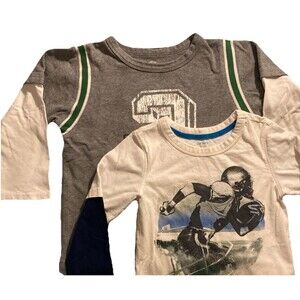 2-Boys Sz 6 Carters Long Sleeve T-shirts GUC